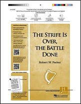 The Strife Is Over, The Battle Is Done SATB choral sheet music cover